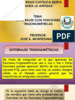 Integrales Con Funciones Trigonométricas