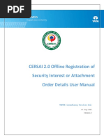 CERSAI 2.0 Offline Registration of Security Interest or Attachment Order Details User Manual