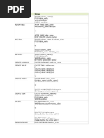 SQL Statement