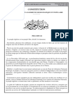 Constitution ALGERIENNE 2020.