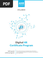 Digital HR Certificate Program