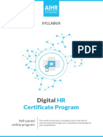 Digital HR Certificate Program