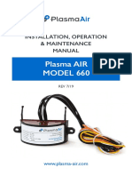 Plasma AIR MODEL 660: Installation, Operation & Maintenance Manual