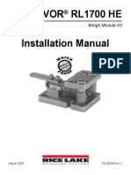 Survivor RL1700 HE Installation Manual: Weigh Module Kit