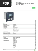 Product Data Sheet: Easergy P3U 3CT 1io 4VT 16DI 8DO 48-230V DI24V LC + RS232