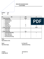 FORMULIR LAPORAN Tahunan KESEHATAN OLAHRAGA