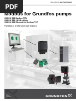 Modbus For Grundfos Pumps: Functional Profile and User Manual