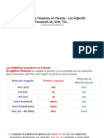 Los Adjetivos Posesivos en Francés - Les Adjectifs