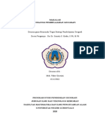 Makalah Strategi Pembelajaran Geografi