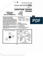 datasheet IRFZ22