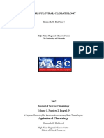Agricultural Climatology: Kenneth G. Hubbard