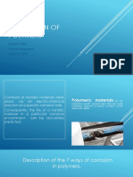 Corrosion of Polymers