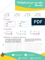 Multiplicación Por Una Cifra Llevando