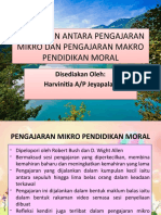 Perbezaan Antara Pengajaran Mikro Dan Pengajaran Makro Pendidikan