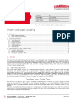 High Voltage Testing: Application Note