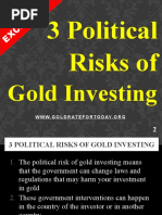 3 Political Risks of Gold Trading