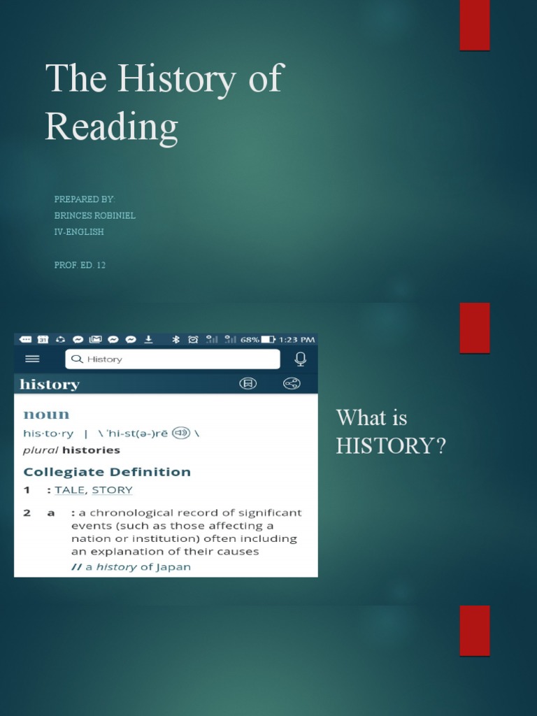 The History of Reading PDF Alphabet Writing