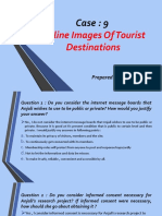 Online Images of Tourist Destinations: Case: 9