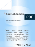 Akut Abdomen