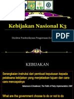Kebijakan Nasional K3