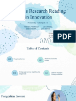 Analisis Research Reading in Innovation