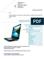 Proforma - laptop DELL