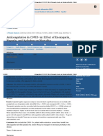 Anticoagulation in COVID-19 - Effect of Enoxaparin, Heparin, and Apixaban On Mortality - PubMed