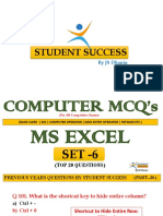 Ms Excel Set 6 (Part-26)