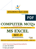 Ms Excel Set 7 (Part-27)