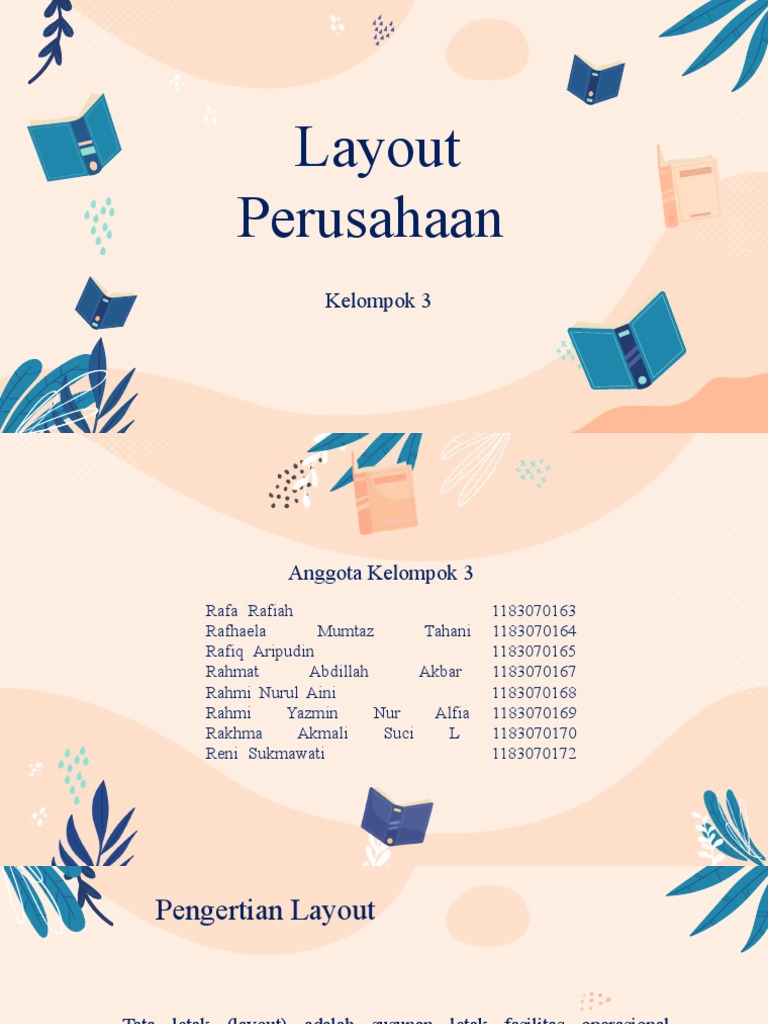 Layout Perusahaan Kel 3 | PDF | Seni