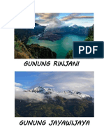 Media Gambar Dan Nama Gunung