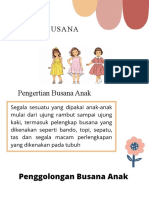 Analisis Desain Busana Anak