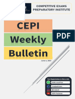 CEPI Weekly Bulletin (6-6-21)