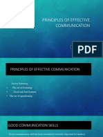 Principles of Effective Communication: DR Humera Tahir