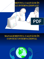 Curs 3 - Managementul Calitatii in Context International. Functii