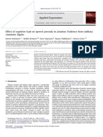 Effect of Cognitive Load On Speech Proso