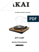 ATT-11BT: Instruction Manual
