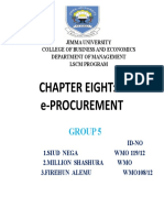 Chapter Eight:-E-Procurement: Group 5