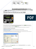 Converter Filmes em DVD para AVI em XviD 700MB - Gus SOS Brasil