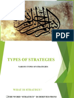 Types of Strategies Explained