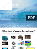 Waves: by The End of The Lesson You Should Be Able To Know... The Properties of The Electromagnetic Spectrum