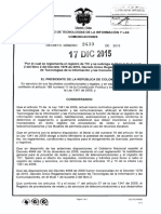 Decreto 2433 de 2015