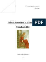 Robert Schumann Et La Literature - Mini Memoire