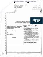 Schuler v. Eco Lab (Complaint)