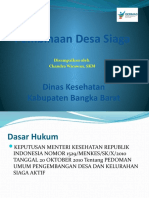 Materi Pembinaan Desa Siaga 2020