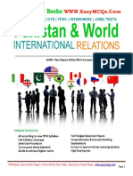 Pakistan and World International Relations MCQs PDF Book