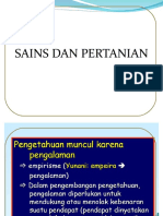 Sains Dan Pertanian