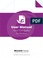 Foxit PDF Editor User Manual 11.0