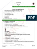 Vidres S.A: Section 1: Identification of The Substance/Mixture and of The Company/Undertaking