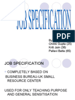 Job Specification